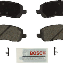 Bosch BE866 Blue Disc Brake Pad Set for Select 2001-15 Chrysler, Dodge, Jeep, and Mitsubishi Cars and SUVs - FRONT
