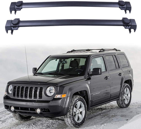 OCPTY Roof Rack Cargo Bar Fit for Jeep Patriot 2007-2015 Rooftop Luggage Rack Cargo Carriers-Max Load Up to 150LBS