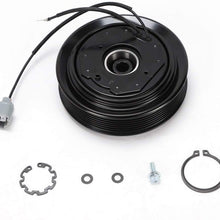 AC Compressor Clutch Set Pulley Bearing Coil Plate Fit Honda Accord 03-07 2.4L ir Conditioning Repair Kit Plate Pulley Bearing Coil