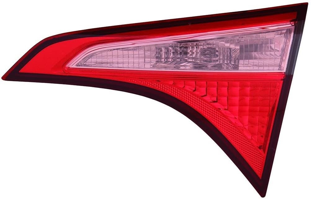 CarLights360: For 2017 2018 2019 TOYOTA COROLLA Tail Light Inner Passenger Side w/Bulbs - (DOT Certified) Replacement for TO2803135