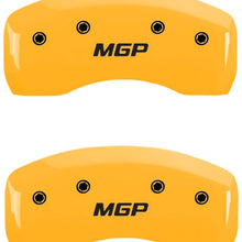 MGP Caliper Covers 16226SMGPYL Yellow Caliper Cover (Set of 4, Engraved Front and Rear: MGP, Yellow powder coat finish, black characters)