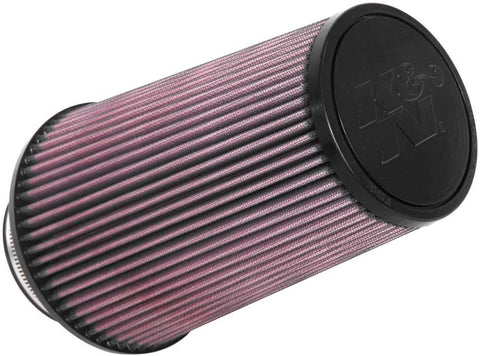 K&N Universal Clamp-On Air Filter: High Performance, Premium, Washable, Replacement Filter: Flange Diameter: 3.5 In, Filter Height: 9 In, Flange Length: 1.75 In, Shape: Round Tapered, RU-3690