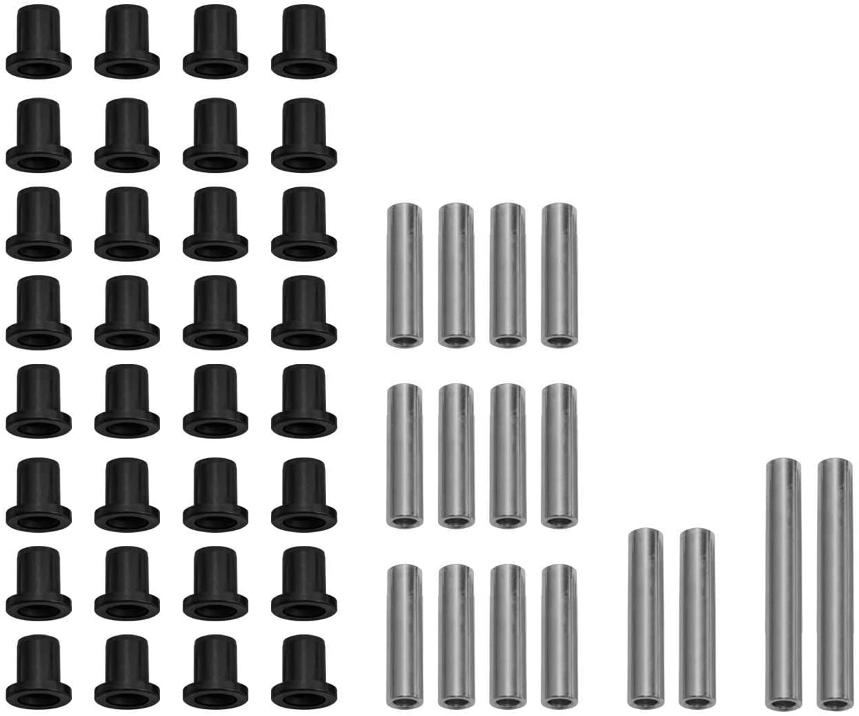 SuperATV Heavy Duty UHMW A-Arm/Control Arm Bushing Kit for OE Arms for Polaris Ranger 500/700 (SEE FITMENT) - Front and Rear - Stronger Than Stock With Lower Wear