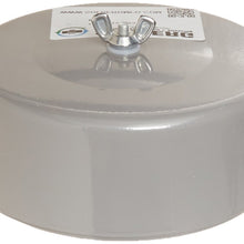 Solberg FS-15-075 Inlet Compressor Air Filter Silencer, 3/4" MPT Outlet, 4" Height, 6" Diameter, 25 SCFM, Made in the USA