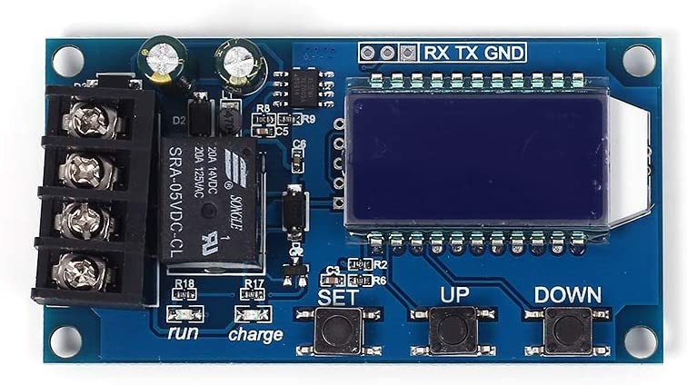 ZEFS--ESD Electronic Module 10A 6-60V Battery Charge Controller Protection Board Lithium LCD Display Integrated Circuit Overcharge Protection Control Module