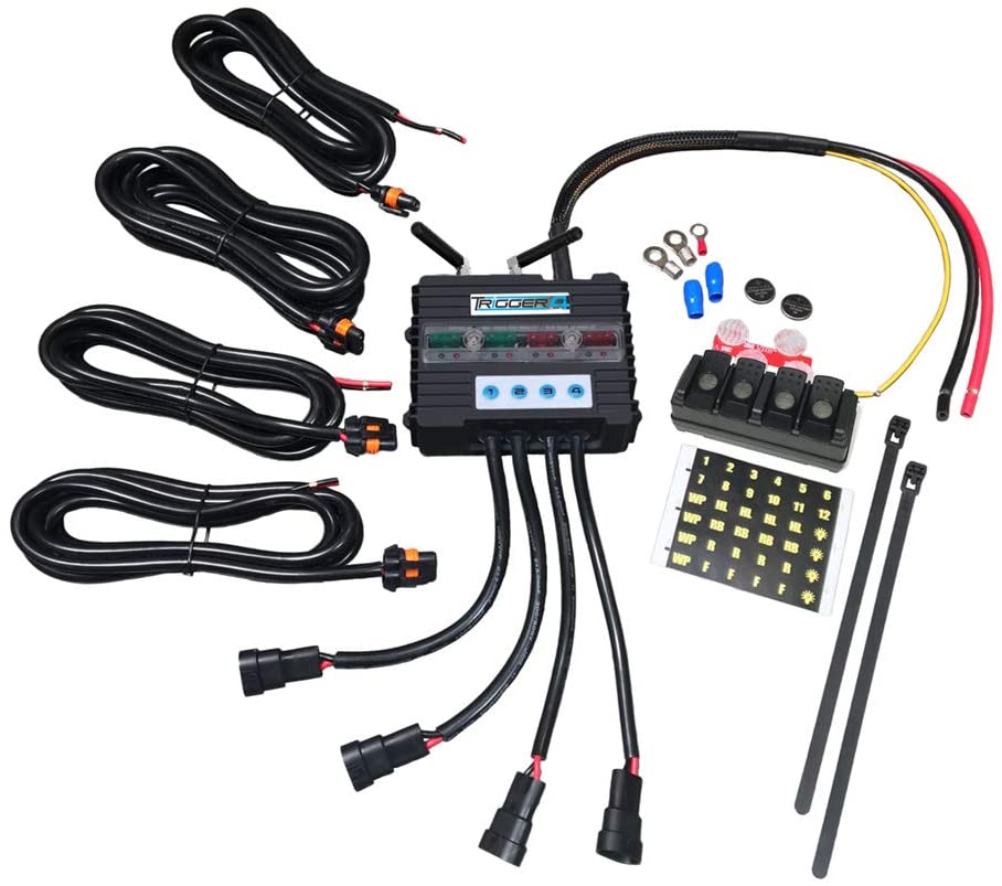 Trigger 2100 Wireless Accessory Controller 4-Switch Relay System, 1 Pack