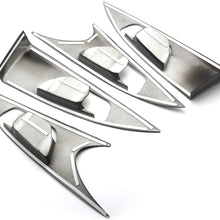 Xotic Tech ABS Carbon Fiber Pattern Car Interior Auto Gear Shift Knob Frame Cap Cover Trim Protective for Honda Civic 2016 2017 2018 2019 2020