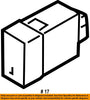 Genuine Hyundai 96120-2B000 Aux and USB Jack Assembly