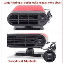 Miseku Portable Practical Button Control 360 Degrees Rotation Defrosting Car Heater Blower Heater Fan