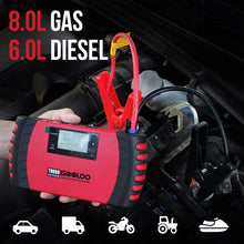 GOOLOO 1500A Peak 20800mAh SuperSafe Car Jump Starter with USB Quick Charge 3.0 (Up to 8.0L Gas, 6.0L Diesel Engine) 12V Auto Battery Booster Portable Charger Power Pack Built-in Smart Protection