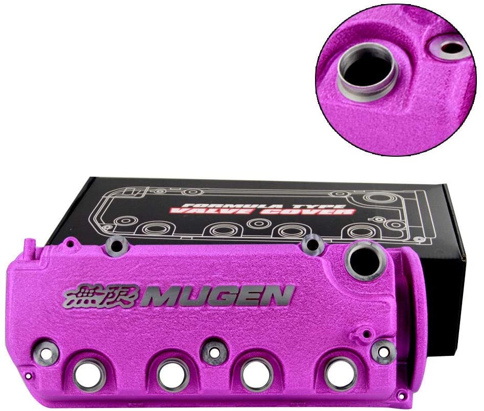 PURPLE MUGEN Racing Rocker Engine Valve Cover For Civic D16Y8 D16Y7 VTEC SOHC