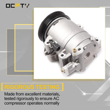 OCPTY Air conditioner Compressor Compatible for Altima 2002-2006 2.5L CO 10778JC