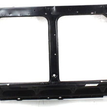 Radiator Support Compatible with CHEVROLET SUBURBAN 1981-1988 Assembly Black Steel with Single Headlamps