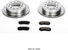 Power Stop K2405 Rear Brake Kit with Drilled/Slotted Brake Rotors and Z23 Evolution Ceramic Brake Pads
