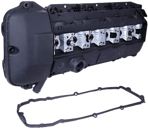 AUTOMUTO 11127512839 Engine Valve Covers Gaskets 11120030496 Compatible with 2002-2006 for BMW 325i 525i E46 E60 Z4 X3 X5 E53 11121437395 Valve Cover Gasket Set 11127512840
