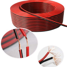DishyKooker 100M Speaker Cable o Core Wire Copper-clad Aluminum 2 Pin for Car o System Car Motorcycle