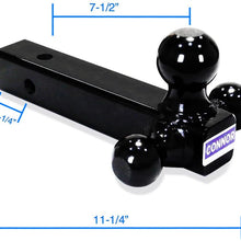Connor Tri Ball Hitch - 2" Trailer Hitch (GTW-2000,6000,10000 lb.), 1623750 Ball Mount