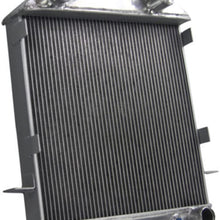 OzCoolingParts 17-27 Model T/TT Series Radiator, 3 Row Core All Aluminum Radiator for 1917-1927 Model T/Model TT/T-Bucket Grill Shells w/Chevy V8 Engine