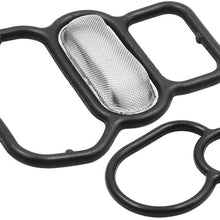 X AUTOHAUX Solenoid Gasket Engine Valve Filter Set for Honda 36172-P08-A01 15825-P2M-005