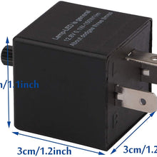 DollaTek 2Pcs Led Flasher Relay 3 Pin CF13 JL-02 EP34 Car Turn Signal Flasher Relay Adjustable Flasher Relay