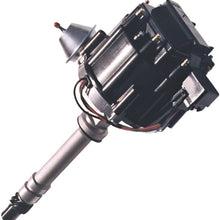 Proform 66941BK Vacuum Advance HEI Racing Distributor with Steel Gear and Black Cap for Chevy V8