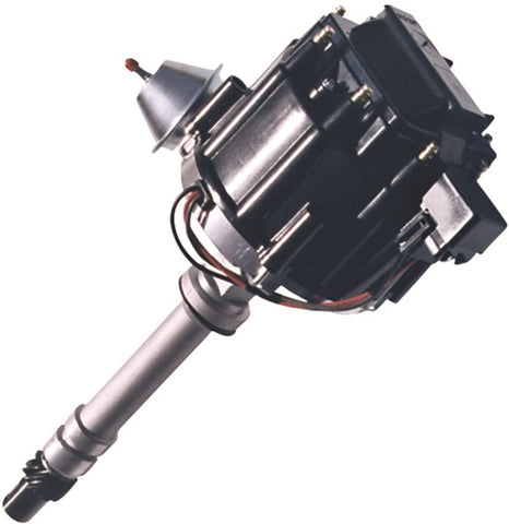 Proform 66941BKM Mechanical Lockout HEI Racing Distributor with Steel Gear and Black Cap for Chevy V8