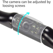 MUCH HD Car Rear View Reversing Backup Camera Automotive with Perfect Adjustable View Angle 8 LED Waterproof Lights Night Vision for Truck Car RV Bus License Plate