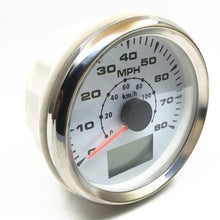 ELING Waterproof Marine Auto GPS Speedometer Odometer 0-80MPH 0-120KM/H with ODO COG Trip 85mm