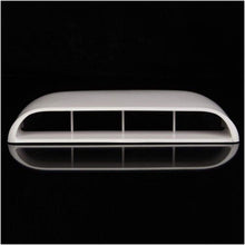 Universal Car Decorative Air Flow Intake Hood Scoop Vent Bonnet Cover Carbon Fibre Hood Scoop (Color : Black)