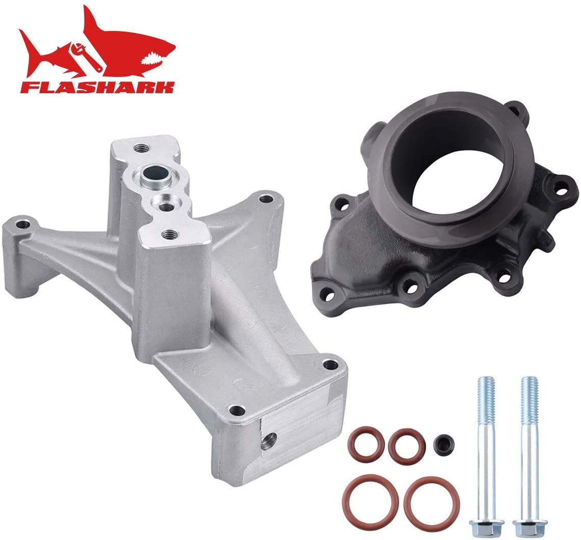 Update EBPV for Ford 1999.5-2003 7.3L Powerstroke Diesel Turbo Pedestal+Bolts & Exhaust Housing