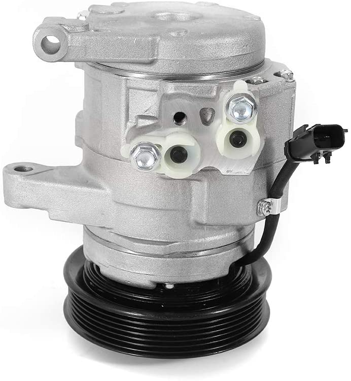 SD&ZC AC A/C Air Conditioner Compressor w/Clutch for 04-07 Dodge Dakota Ram 1500 V6 3.7L & V8 4.7L, 06-07 Mitsubishi Raider 3.7L 4.7L CO 10800C 6512150