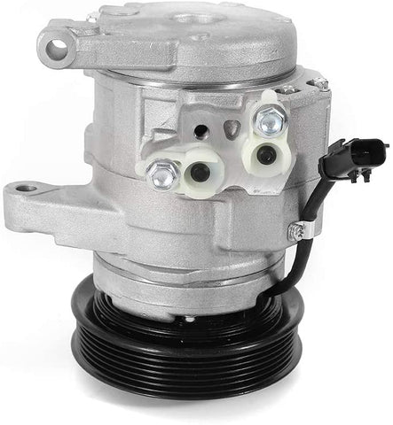 SD&ZC AC A/C Air Conditioner Compressor w/Clutch for 04-07 Dodge Dakota Ram 1500 V6 3.7L & V8 4.7L, 06-07 Mitsubishi Raider 3.7L 4.7L CO 10800C 6512150