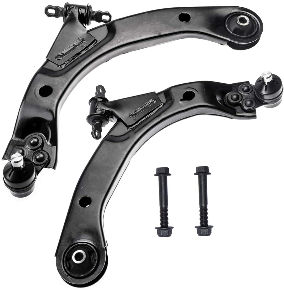 TUCAREST 2Pcs K620301 K620302 Left Right Front Lower Control Arm and Ball Joint Assembly-RPO Code FE1 (Soft Ride Suspension) Compatible Chevrolet Cobalt HHR Pontiac G5 Pursuit Saturn Ion Suspension