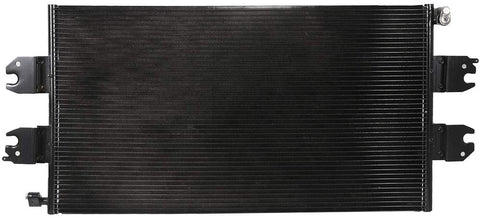 Aintier AC A/C Condenser 3887 Replace Fit for 2003 2004 2005 2006 2007 2008 2009 2010 2011 Express G-MC Savana