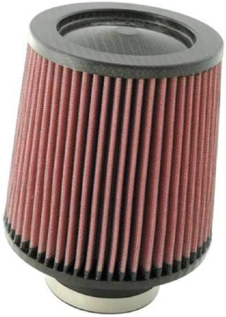K&N Universal Clamp-On Air Filter: High Performance, Premium, Washable, Replacement Filter: Flange Diameter: 3 In, Filter Height: 6 In, Flange Length: 1.75 In, Shape: Round Tapered, RF-1047