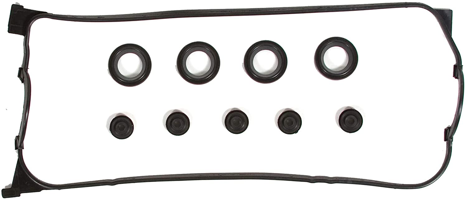 Evergreen VC4029 Compatible With 92-00 Honda Civic Del Sol VTEC SOHC 1.6L D15Z1 D16Y, D16B Valve Cover Gasket Set
