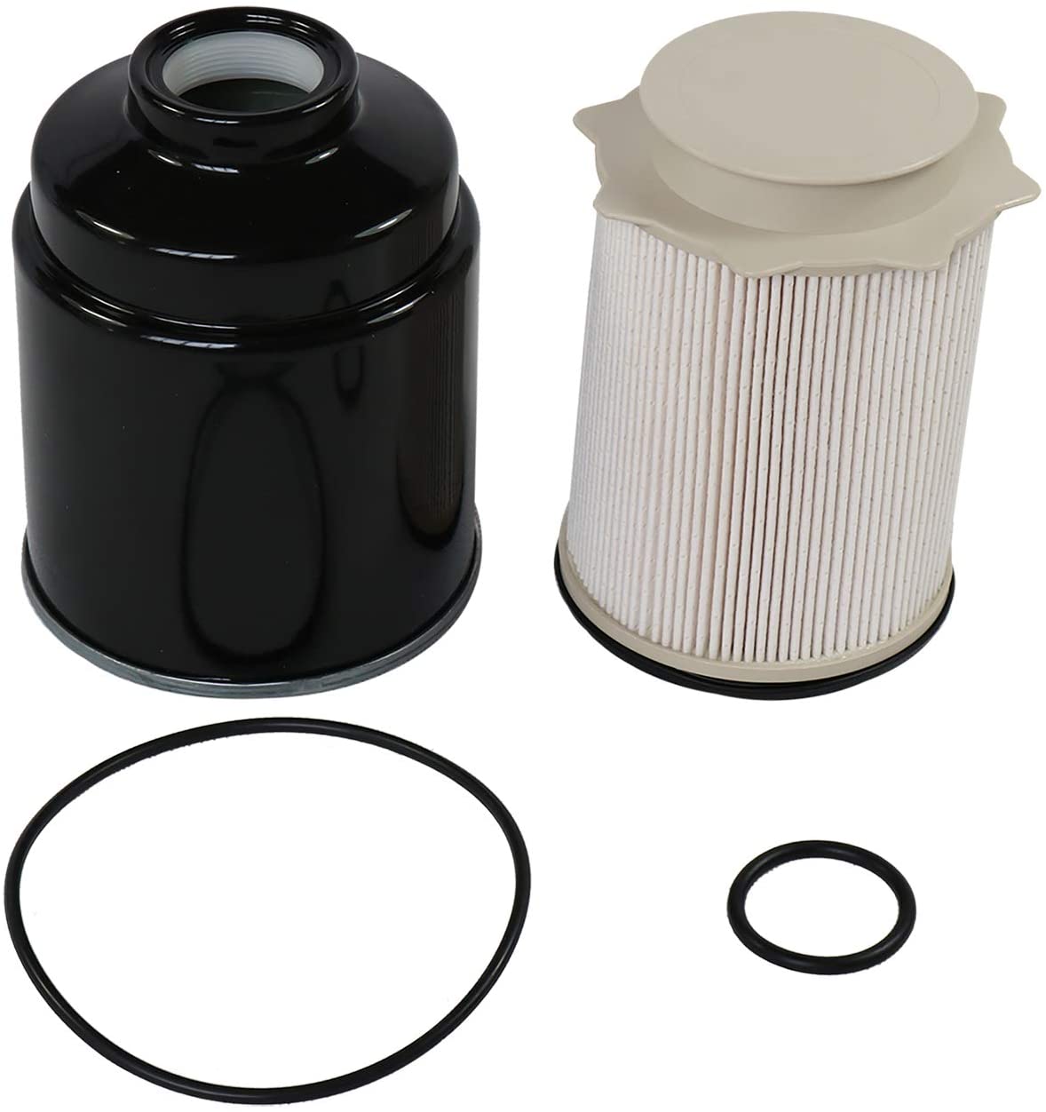 CARMOCAR Fuel Filter Water Separator Set replacement for Dodge 6.7L Cummins 2013-2017 Ram 2500 3500 4500 5500 Diesel Trucks
