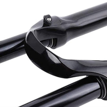 YHBM Bicycle Fork Bike Air Forks,26 27.5 29 Inch Suspension Fork,Cycling Straight Tube Shoulder Control MTB Shock Absorber Unisex's Travel 100mm Air Fork