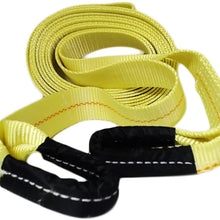 ABN Tow Strap with Reinforced Loops 2in x 30ft Vehicle Recovery Rope 16,000 lbs Pound Capacity Recovery Strap