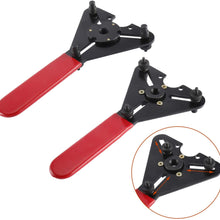 NovelBee 20pcs A/C Automotive Compressor Clutch Hub Remover Installer Puller Tool with Spanner Air Conditioner Tool