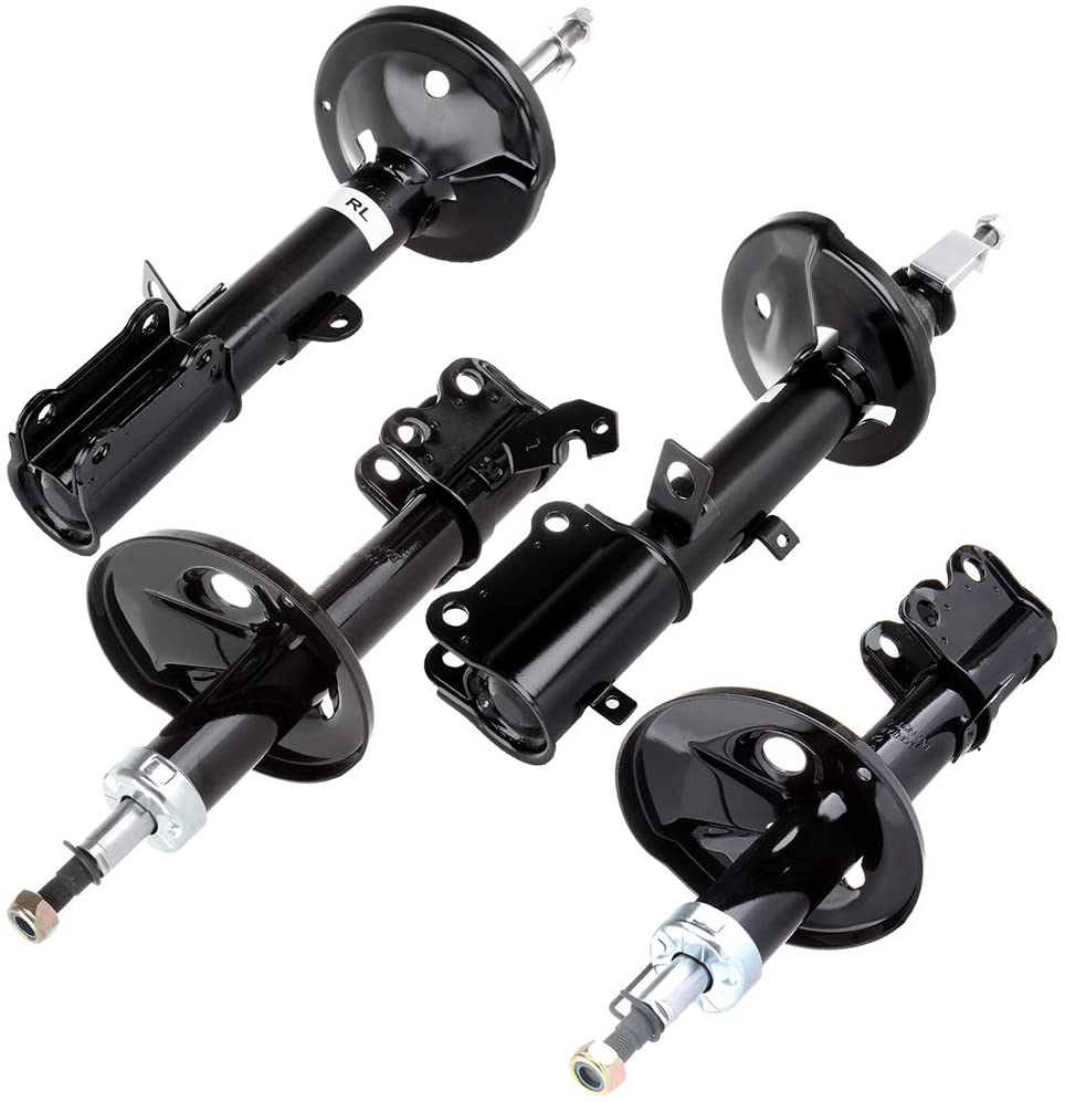 LSAILON 4 pcs Front Rear Struts Shocks Absorbers Replacement for 1998-2002 Chevy Prizm,1993-1997 Geo Prizm,1993-2002 for TOYOTA Corolla 234059 71953 234060 71954 234058 71952 234057 71951