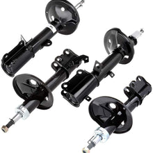 LSAILON 4 pcs Front Rear Struts Shocks Absorbers Replacement for 1998-2002 Chevy Prizm,1993-1997 Geo Prizm,1993-2002 for TOYOTA Corolla 234059 71953 234060 71954 234058 71952 234057 71951