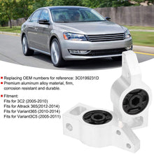 Suspension Control Arm Bushing, Aluminum Alloy Car Suspension Bushing 3C0199231D Fits for 3C2 Variant365