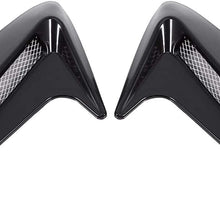 MAMINGGANG Mmgang 2X Car Decorative Air Scoop Flow Intake Hood Vent Bonnet Be Applicable DIY Style