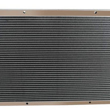CoolingSky 4 Row Aluminum Radiator +2X12" Fan Shroud Combo & Relay Kit for 1967-1979 Chevy GMC C/K C10 C20 C30 K10 K20 Pickup Van &P/G Series