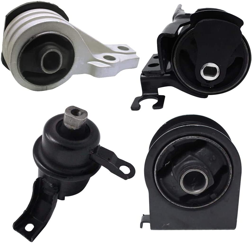 ENA Front Rear Left Engine Motor and Tran Mount Set 4pcs Compatible with 2005-2012 Ford Escape Mazda Tribute Mercury Mariner A5412 A5441 A5446 A5481