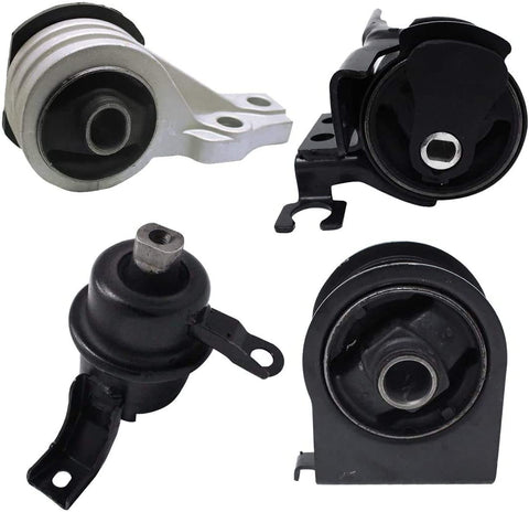 ENA Front Rear Left Engine Motor and Tran Mount Set 4pcs Compatible with 2005-2012 Ford Escape Mazda Tribute Mercury Mariner A5412 A5441 A5446 A5481