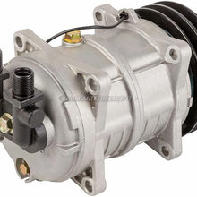 AC Compressor & 135mm Double V-Belt A/C Clutch Replaces Tama TM-16 488-46011 12v Seltec Zexel Valeo Diesel Kiki - BuyAutoParts 60-02956NA New