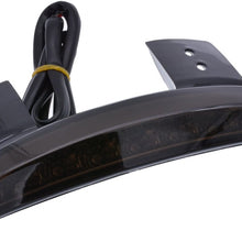 KATUR Smoke Chopped Fender Edge Motorcycle 8 LED RED Stop Running Brake Rear Tail Light for Harley Sportster XL 883N 1200N XL1200V XL1200X