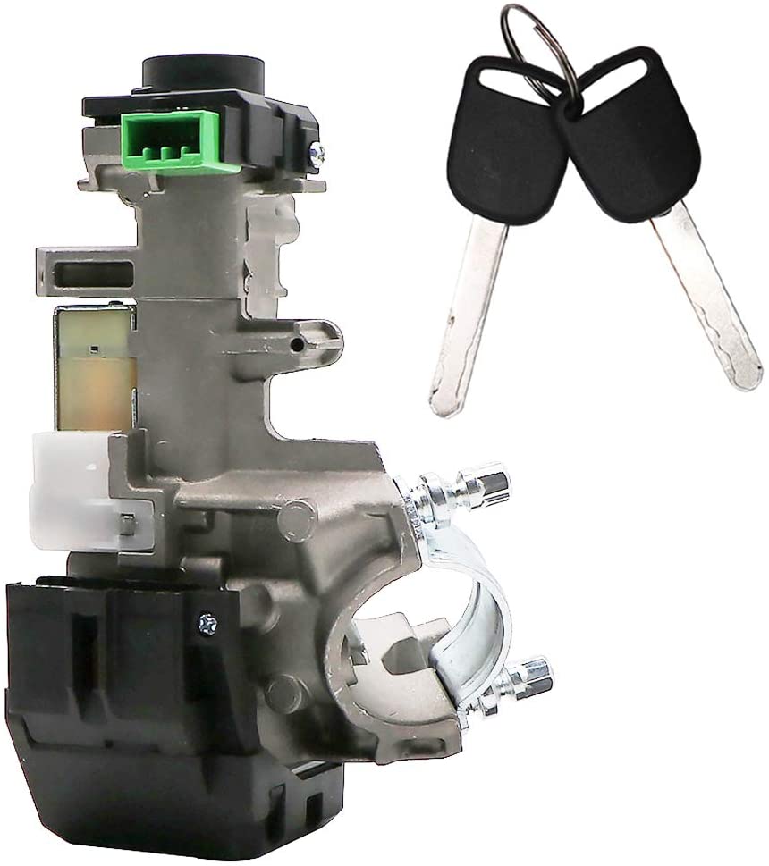KIPA Ignition Switch Cylinder Lock Key Kit for Honda Accord Odyssey 2003-2007 CR-V 2005-2006 Civic 48 2003-2005 Replace # 35100-SDA-A71 06350-SAA-G30 Auto Trans Durable